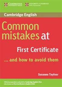 Books Frontpage Common Mistakes at First Certificate ... and how to Avoid them