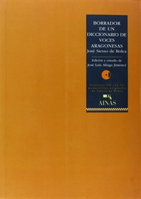 Books Frontpage Borrador de un diccionario de voces aragonesas