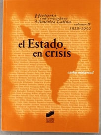 Books Frontpage El estado en crisis 1920-1950