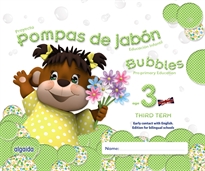 Books Frontpage Pompas de jabón. Bubbles age 3. Pre-primary Education. Third Term