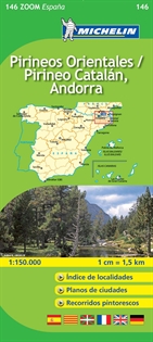 Books Frontpage Mapa Zoom Pirineos Orientales / Pirineo Catalán, Andorra