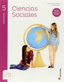 Books Frontpage Ciencias Sociales + Atlas Navarra 5 Primaria Santillana