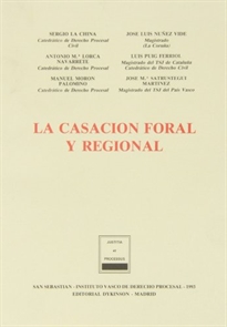 Books Frontpage La casación foral y regional