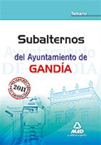 Books Frontpage Subalternos del ayuntamiento de gandía. Temario