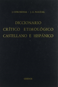 Books Frontpage Diccionario crítico etimológico castellano e hispánico 4 (me-r)