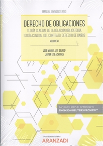 Books Frontpage Derecho de obligaciones. Volumen I (Papel + e-book)