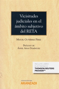 Books Frontpage Vicisitudes judiciales en el ámbito subjetivo del RETA (Papel + e-book)
