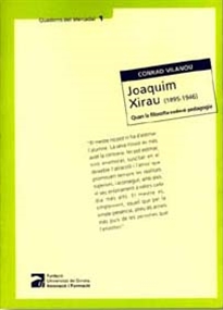 Books Frontpage Joaquim Xirau (1895-1946). Quan la filosofia esdevé pedagogia