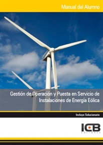 Books Frontpage Gestión de Operación y Puesta en Servicio de Instalaciones de Energía Eólica