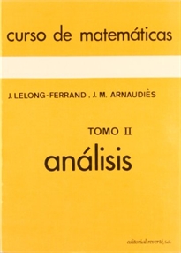 Books Frontpage Análisis (Curso de matemáticas)