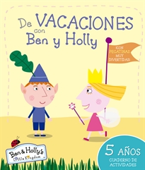 Books Frontpage De vacaciones con Ben y Holly (El pequeño reino de Ben y Holly. Cuaderno de actividades 5 AÑOS)