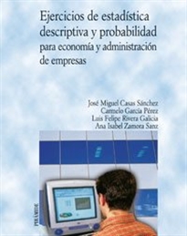 Books Frontpage Ejercicios de estadística descriptiva y probabilidad para economía y administración de empresas