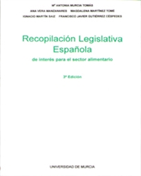 Books Frontpage Recopilación Legislativa Española de Interés para el Sector Alimentario (3ª Edición)