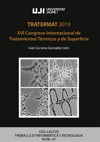 Books Frontpage TRATERMAT 2019. XVI Congreso Internacional de Tratamientos Térmicos y de Superficie