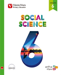 Books Frontpage Social Science 6 + CD (Active Class) Andalucia