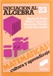 Front pageIniciación al álgebra