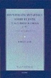 Books Frontpage Disputación metafísica sobre el ente y sus propiedades (1587)