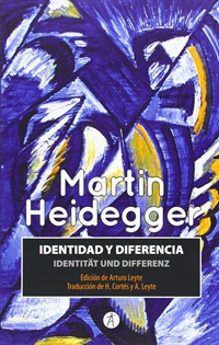 Books Frontpage Identidad y diferencia - Identität und Differenz