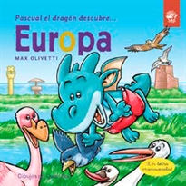 Books Frontpage Pascual el dragón descubre Europa - Libros infantiles en letra ligada, manuscrita, cursiva