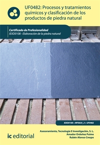 Books Frontpage Procesos y tratamientos químicos y clasificación de los productos de piedra natural. IEXD0108 - Elaboración de la piedra natural