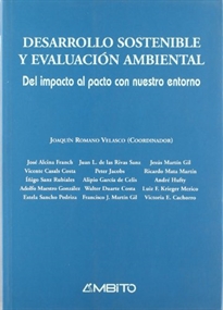 Books Frontpage Desarrollo sostenible y evaluación ambiental: del impacto al pacto con nuestro entorno