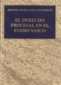 Books Frontpage El derecho procesal en el fuero vasco