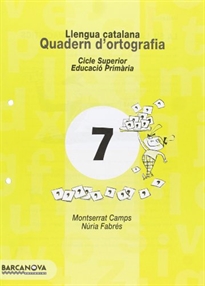 Books Frontpage Quadern d'ortografia 7. Llengua catalana