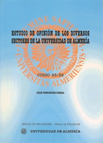 Books Frontpage Estudio de opinión de los diversos sectores de la Universidad de Almería