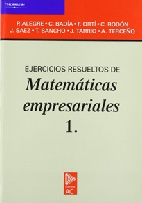 Books Frontpage Ejercicios resueltos de matemáticas empresariales 1.