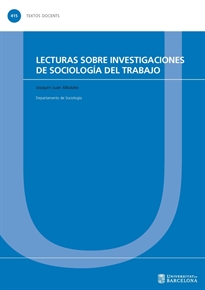 Books Frontpage Lecturas sobre investigaciones de sociología del trabajo