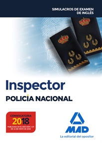 Books Frontpage Inspector de Policía Nacional Escala Ejecutiva. Simulacros de examen de inglés