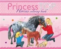 Books Frontpage Princess top horses coloring book