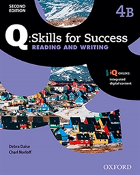 Books Frontpage Q Skills for Success (2nd Edition). Reading & Writing 4. Split Student's Book Pack Part B