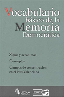 Books Frontpage Vocabulario básico de la Memoria Democrática