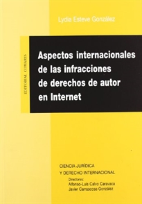 Books Frontpage Aspectos internacionales de las infracciones de derechos de autor en Internet