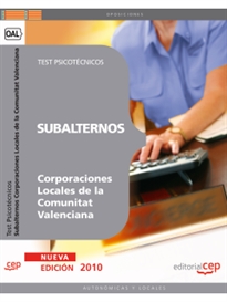 Books Frontpage Subalternos de Corporaciones Locales de la Comunitat Valenciana. Test Psicotécnicos