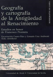 Books Frontpage Geografía y cartografía de la Antigüedad al Renacimiento
