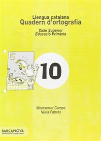 Books Frontpage Quadern d'ortografia 10. Llengua catalana