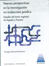 Books Frontpage Nuevas perspectivas en la investigación en traducción jurídica