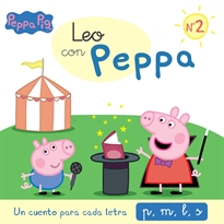 Books Frontpage Peppa Pig. Lectoescritura - Leo con Peppa. Un cuento para cada letra: p, m, l, s