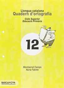 Books Frontpage Quadern d'ortografia 12. Llengua catalana