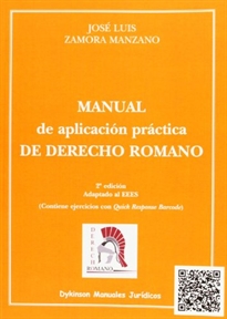 Books Frontpage Manual de aplicación práctica de derecho romano