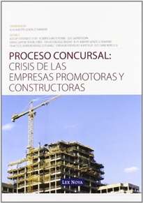 Books Frontpage Proceso concursal: Crisis de las empresas promotoras y constructoras