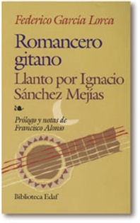 Books Frontpage Romancero gitano. Llanto por Ignacio Sánchez Mejías
