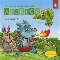 Books Frontpage Pascual el dragón descubre América - Cuentos en letra ligada