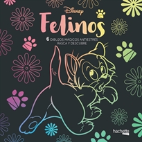 Books Frontpage Arteterapia. Felinos Disney. 6 dibujos mágicos