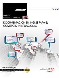 Books Frontpage Manual. Documentación en inglés para el comercio internacional (Transversal: UF1765). Certificados de profesionalidad