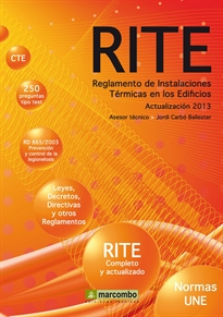 Books Frontpage Reglamento de Instalaciones Térmicas en los edificios (RITE)