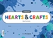 Front pageHearts & Crafts Blue  Notebook I 6primary