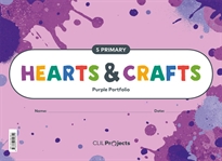 Books Frontpage Hearts & Crafts Purple Notebook I 5 Primaria